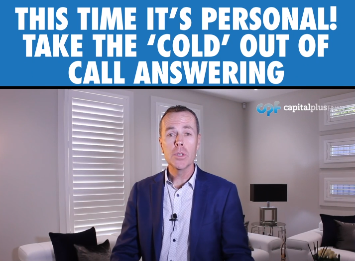 This time it’s personal! Take the ‘cold’ out of call answering