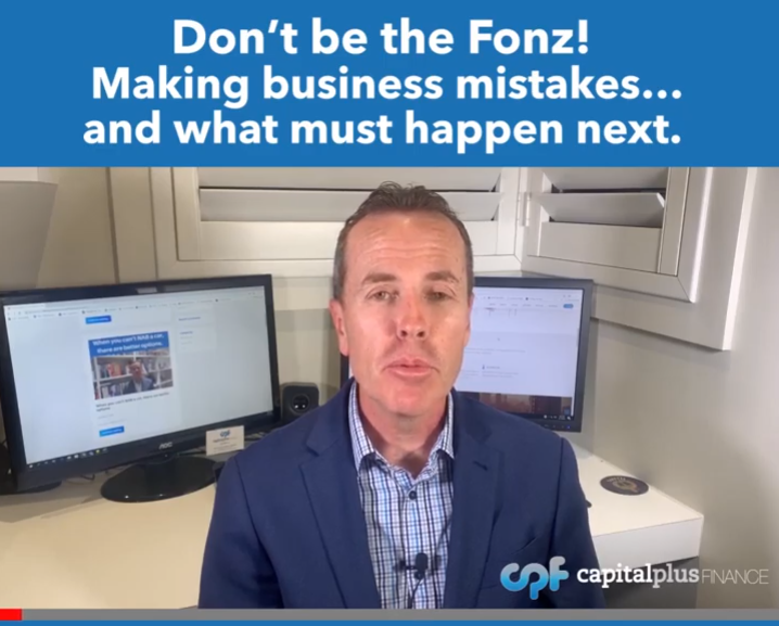 Don’t be the Fonz! Making business mistakes…and what must happen next.