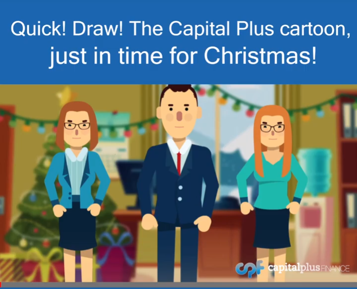 Quick! Draw! The Capital Plus cartoon, just in time for Christmas!